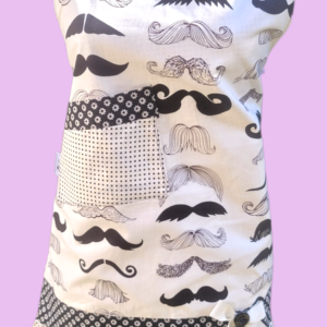 mustache apron