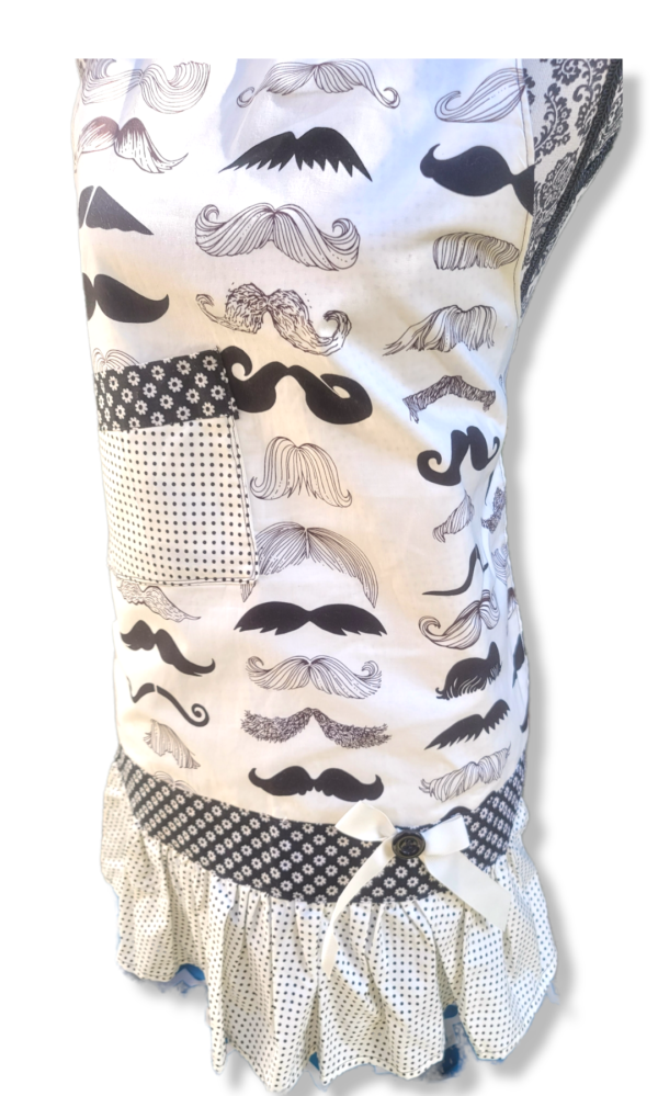 mustache apron